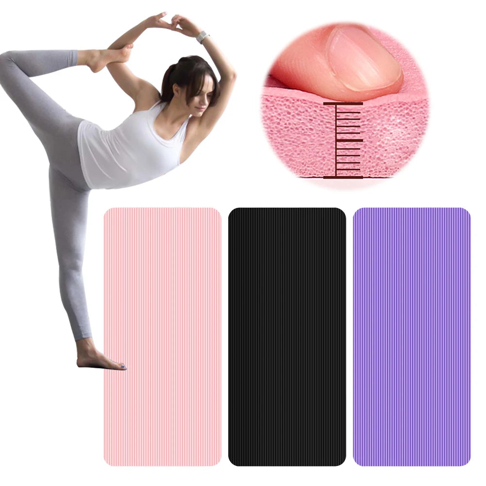 Non-Slip Yoga Mat – Thick Solid Color Multi-Function Fitness Mat for Home Gym
