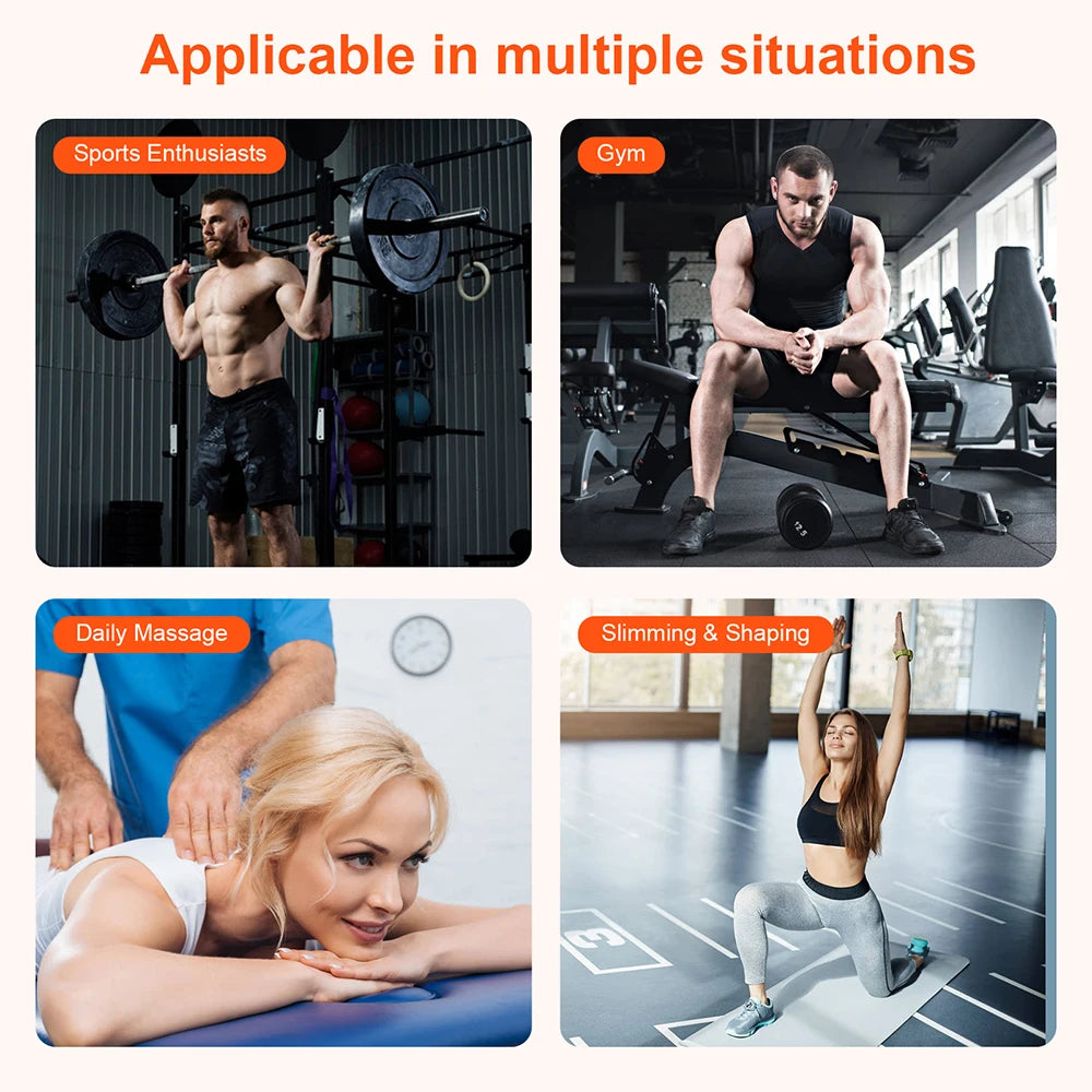 16-Head Fascia Gun – High-Frequency Vibration Body & Muscle Massager