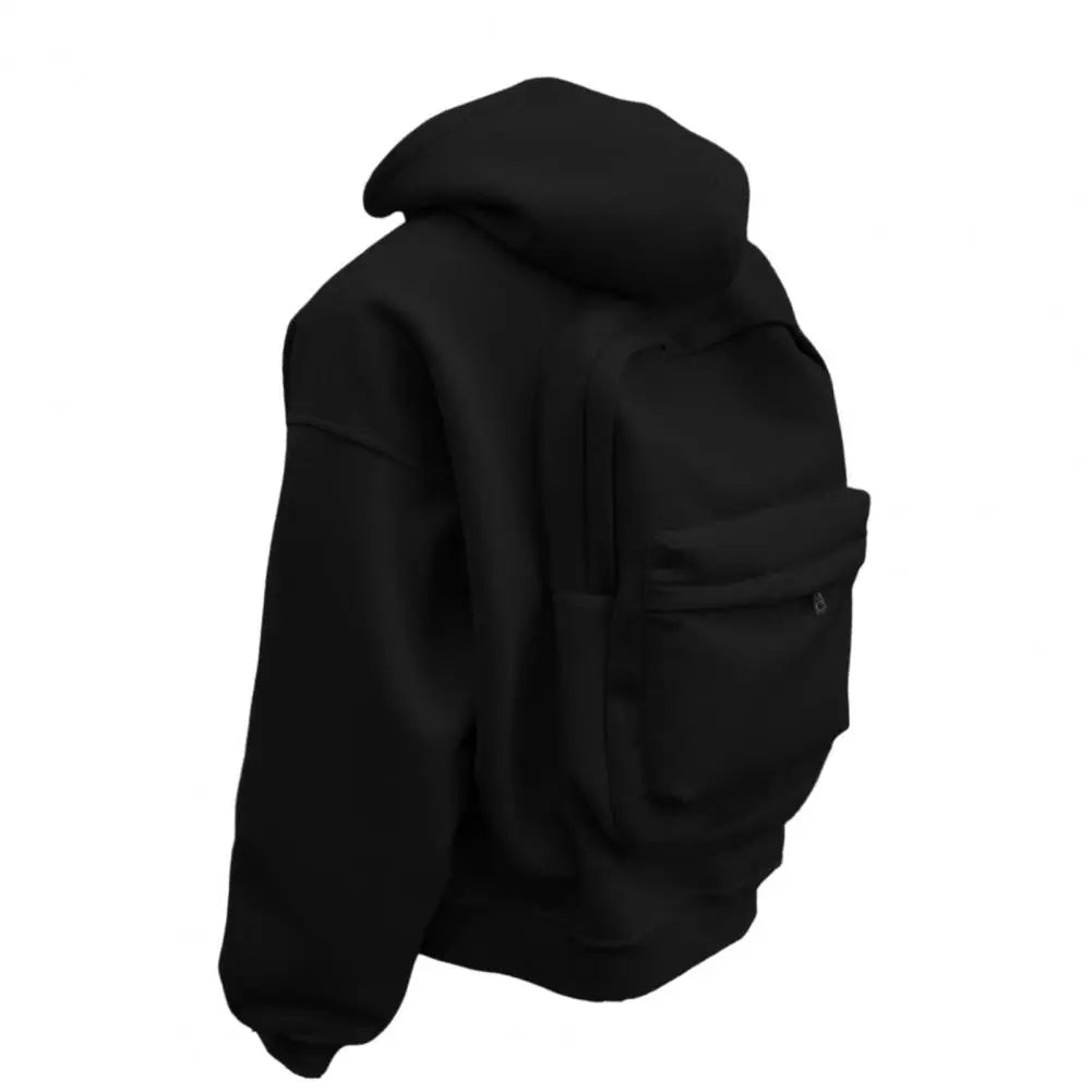 Fall 3D Backpack Hoodie – Retro Gothic Streetwear Long Sleeve Sweatshirt