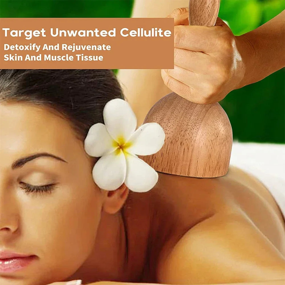 Wooden Massage Tools – Lymphatic Drainage &amp; Anti-Cellulite Body Shaper