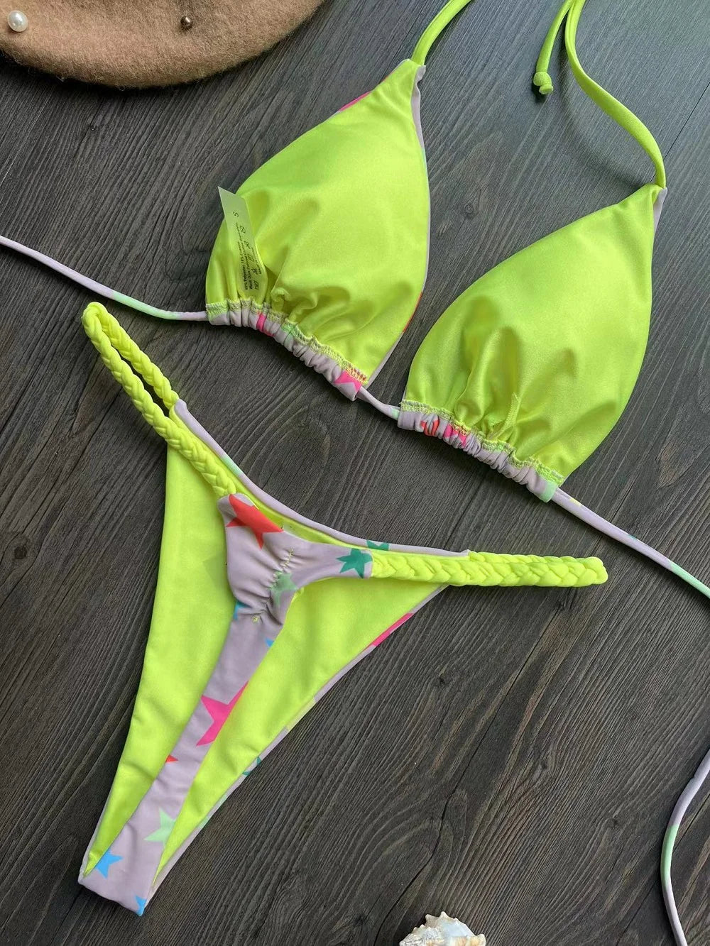 Leopard Print Brazilian Bikini Set – Sexy Thong Swimwear