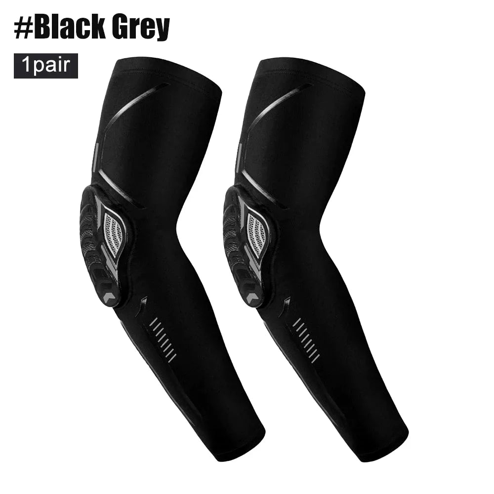Sports Crash-Proof Elbow Support Pads – Arm Compression Brace