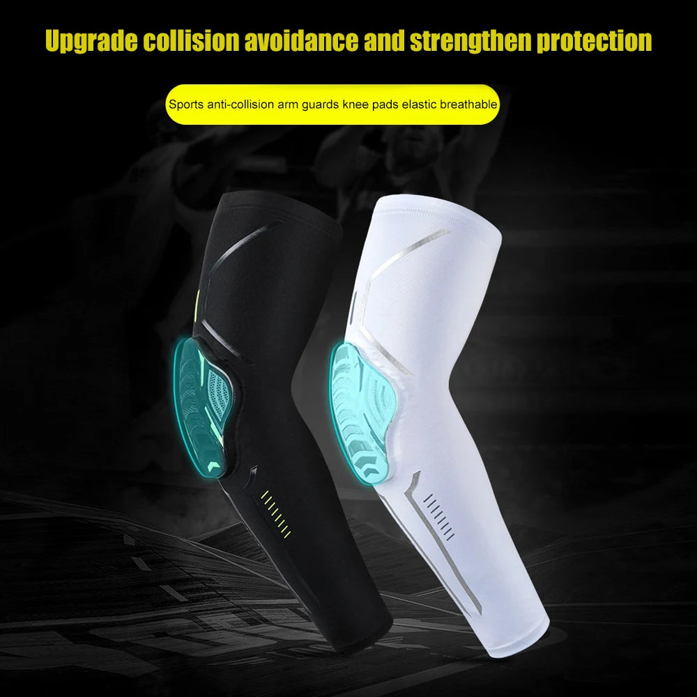 Sports Crash-Proof Elbow Support Pads – Arm Compression Brace
