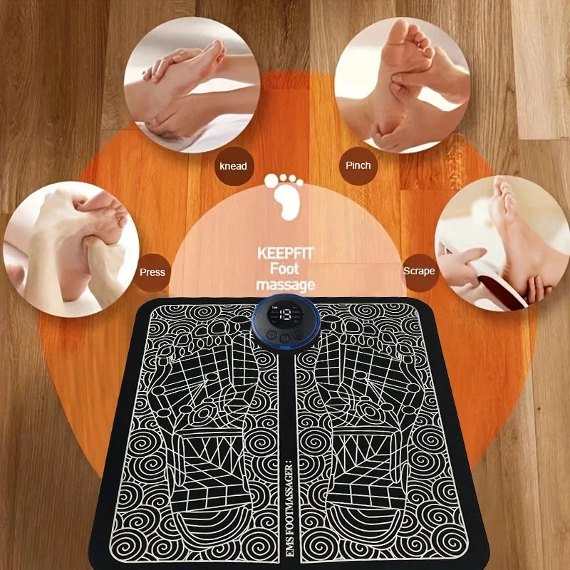 Electric Foot Massager Pad – Muscle Massage & Relaxation Trainer