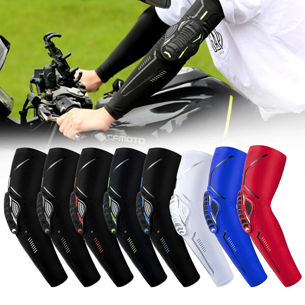 Sports Crash-Proof Elbow Support Pads – Arm Compression Brace