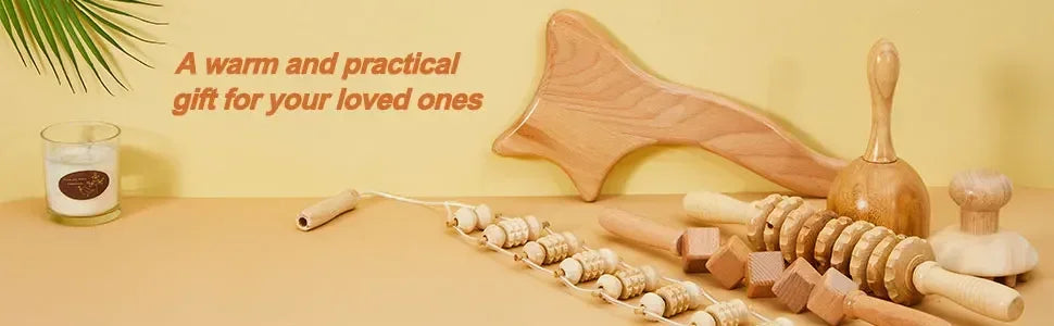 Wooden Massage Tools – Lymphatic Drainage &amp; Anti-Cellulite Body Shaper