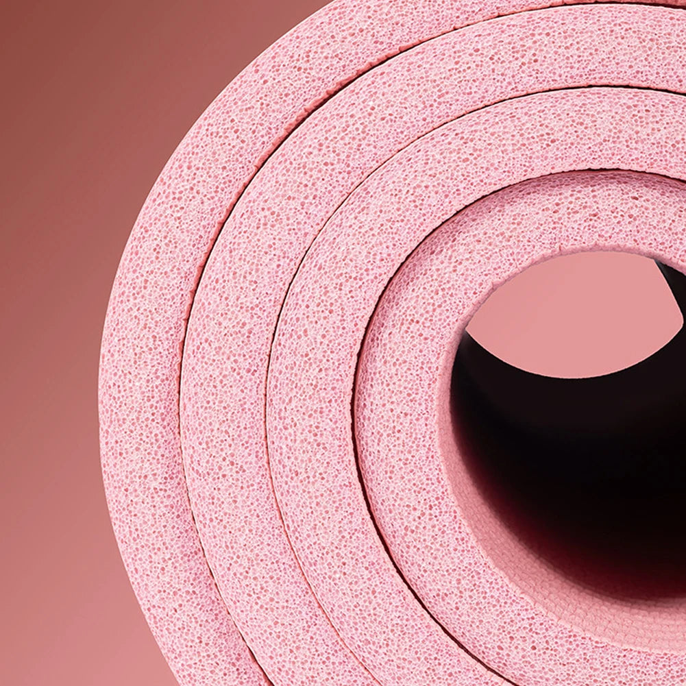 Non-Slip Yoga Mat – Thick Solid Color Multi-Function Fitness Mat for Home Gym