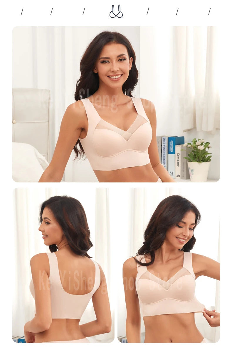Women’s Seamless Sports Bra – Invisible, Breathable & Wireless Comfort
