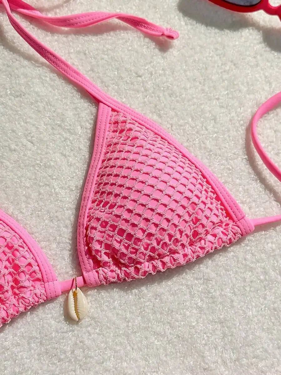 Sexy Three-Piece Bikini Set – Women’s Brazilian Swimwear
