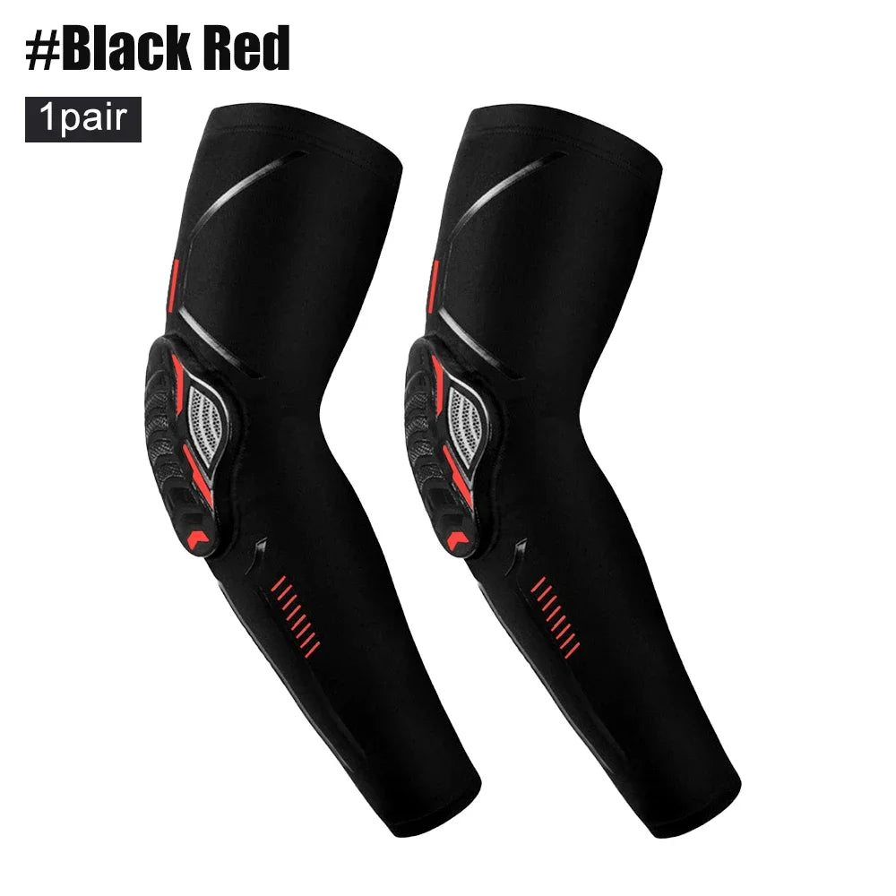 Sports Crash-Proof Elbow Support Pads – Arm Compression Brace