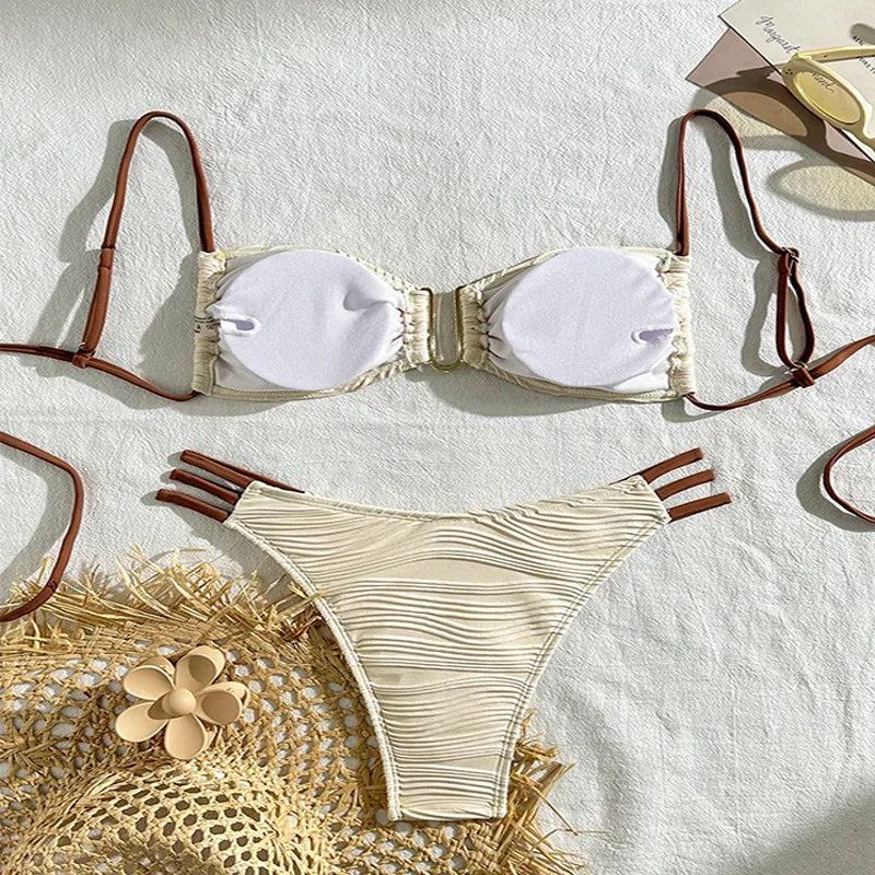 Sexy Push-Up Bikini Set – Women’s Brazilian Swimwear