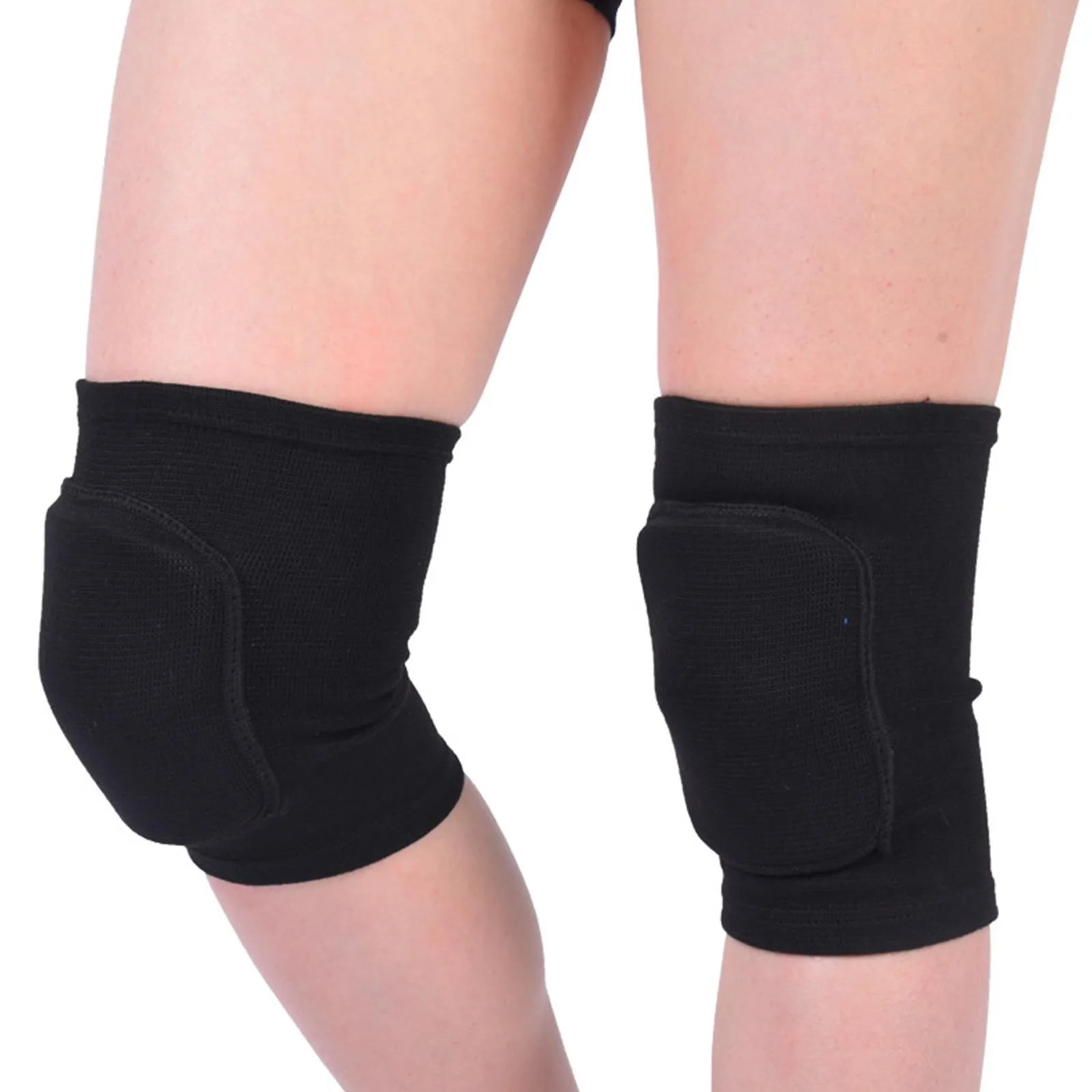 2pcs Sports Compression Knee Pads – Elastic Knee Protector & Support Brace