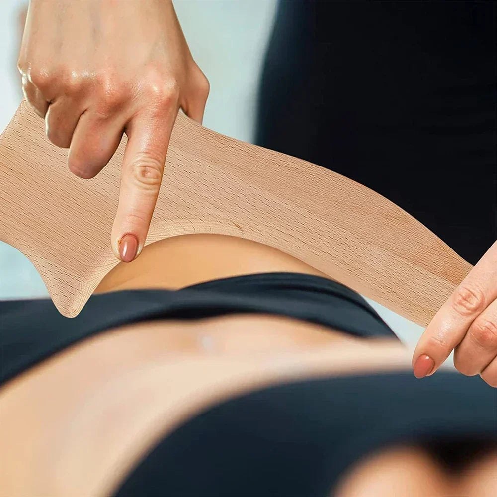 Wooden Massage Tools – Lymphatic Drainage &amp; Anti-Cellulite Body Shaper