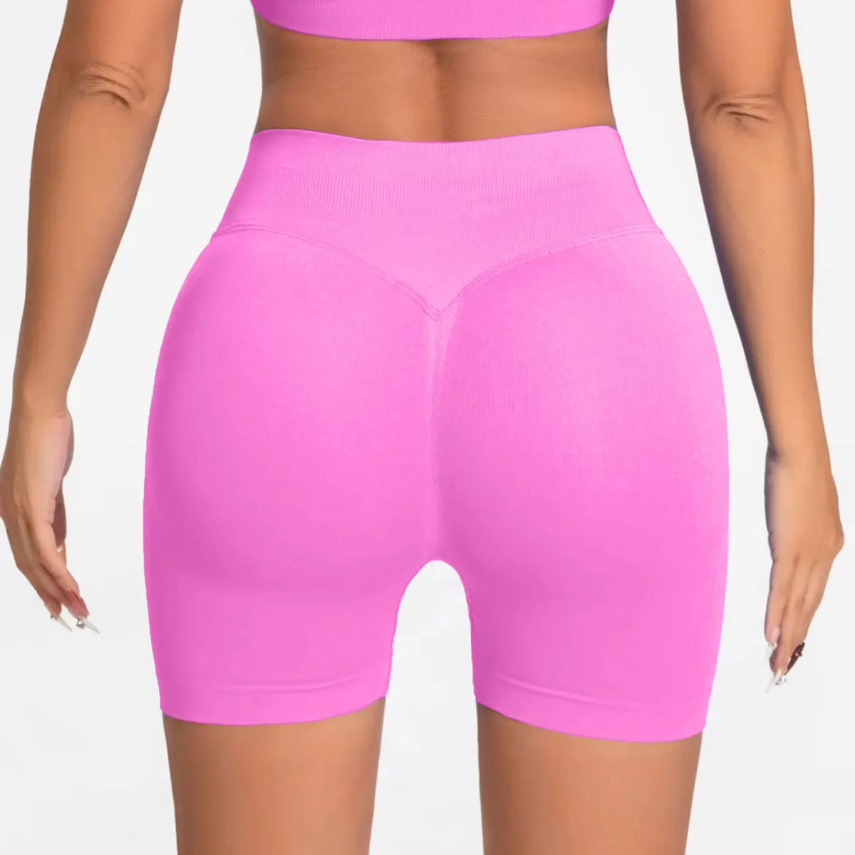 Seamless 4.5" Gym Shorts – Scrunch Butt High-Waist Fitness Shorts