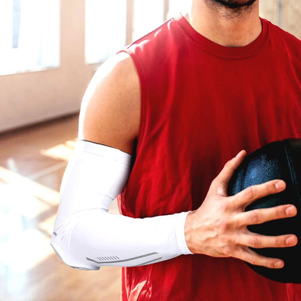 Sports Crash-Proof Elbow Support Pads – Arm Compression Brace