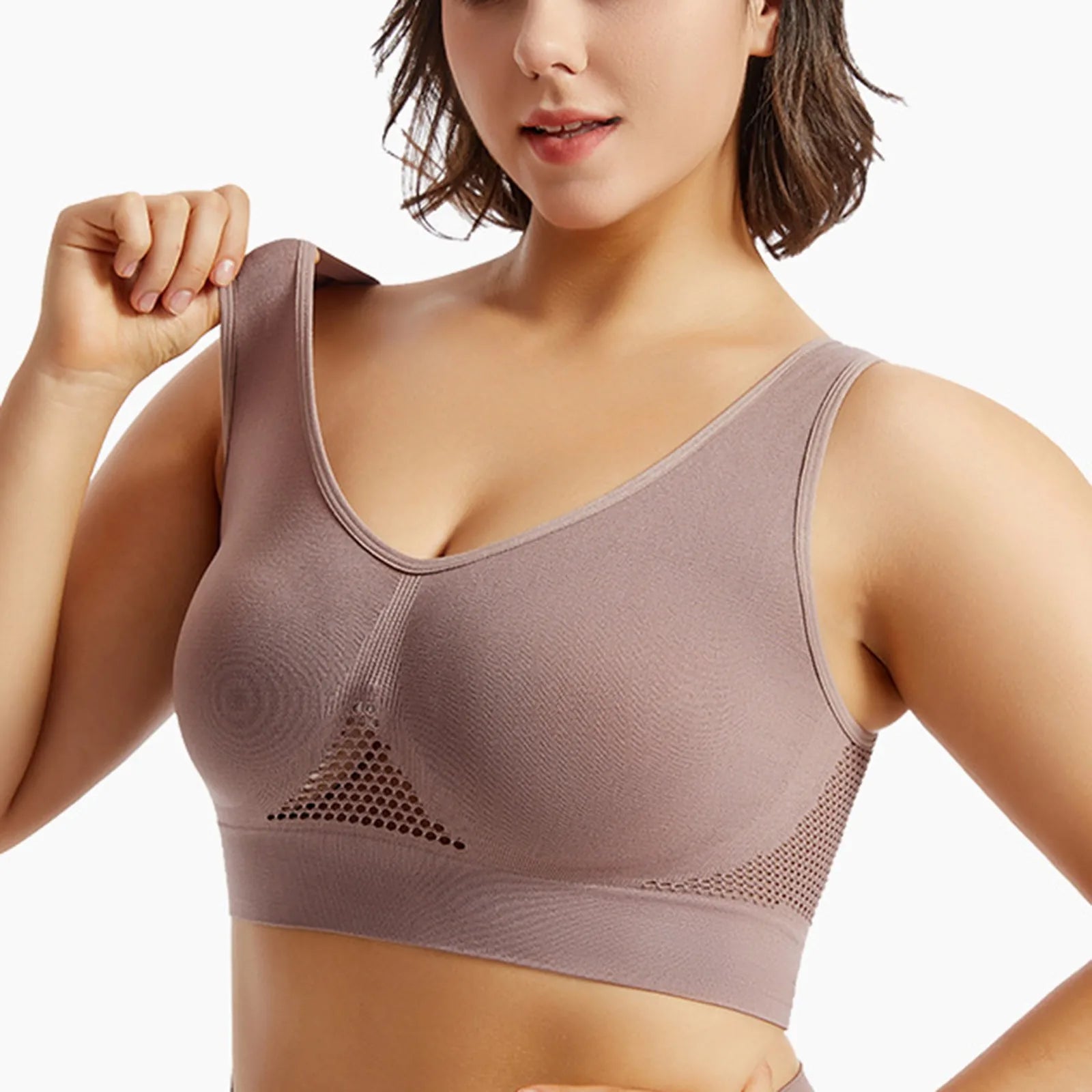 Women’s Shockproof Back Sports Bra – High-Strength Yoga & Fitness Vest