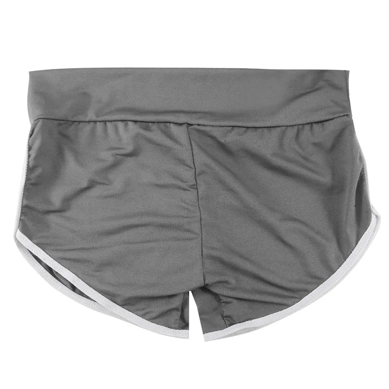 Women’s Summer Sports Shorts – Stretchy Low-Waist Slim Fitness & Yoga Shorts