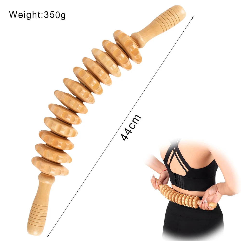 Wooden Massage Tools – Lymphatic Drainage &amp; Anti-Cellulite Body Shaper