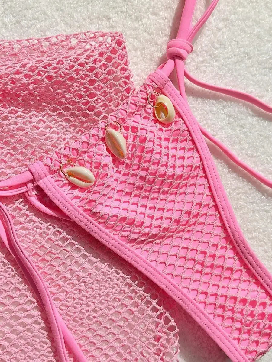 Sexy Three-Piece Bikini Set – Women’s Brazilian Swimwear
