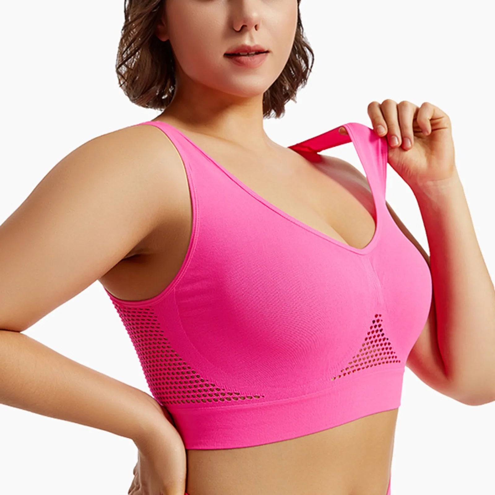 Women’s Shockproof Back Sports Bra – High-Strength Yoga & Fitness Vest