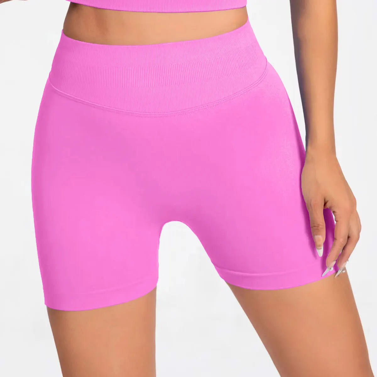 Seamless 4.5" Gym Shorts – Scrunch Butt High-Waist Fitness Shorts