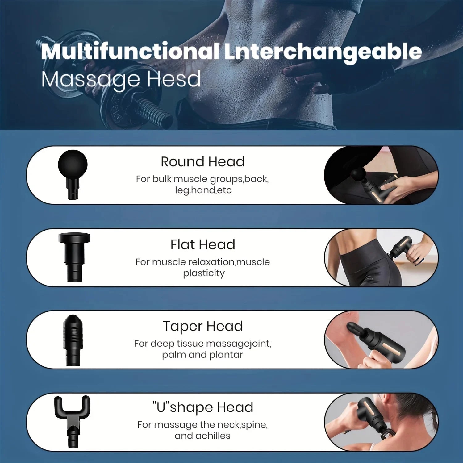 Massage Gun – Deep Muscle & Body Relaxation Massager