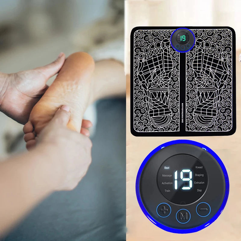 Electric Foot Massager Pad – Muscle Massage & Relaxation Trainer