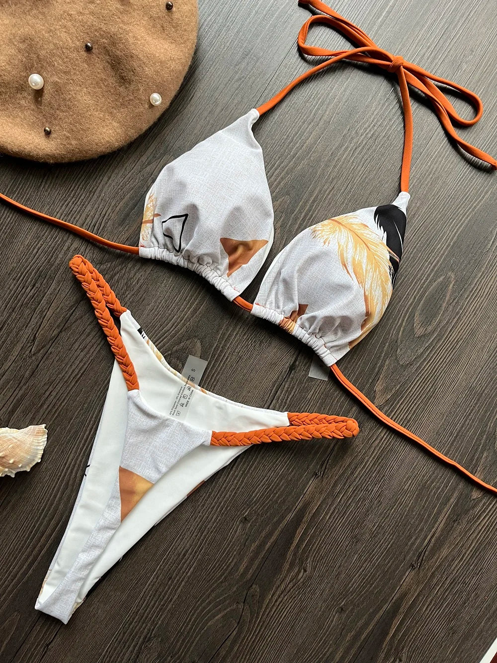 Leopard Print Brazilian Bikini Set – Sexy Thong Swimwear