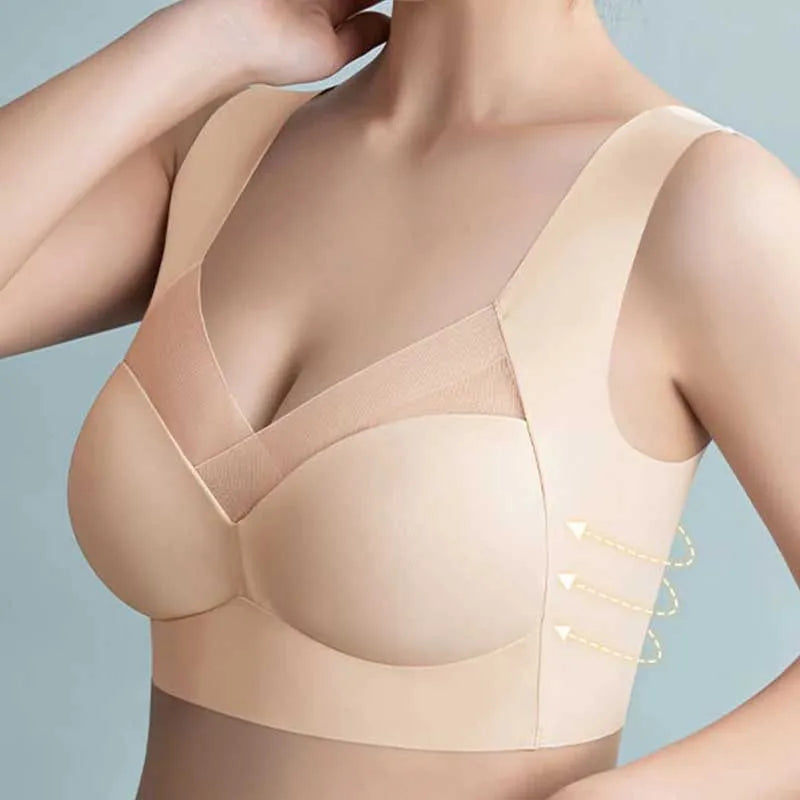 Women’s Seamless Sports Bra – Invisible, Breathable & Wireless Comfort
